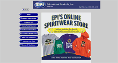 Desktop Screenshot of epiapparel.com